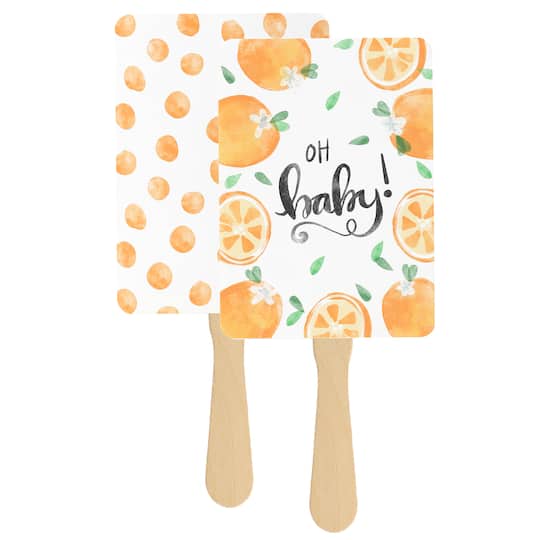 Hortense B. Hewitt Co. Little Cutie Baby Shower Favor Fans, 12ct.